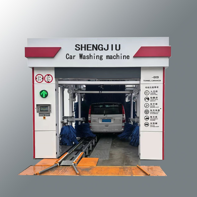 The Latest Intelligent Car Washing Machine Technology: 9-Brush Tunnel Car Washer