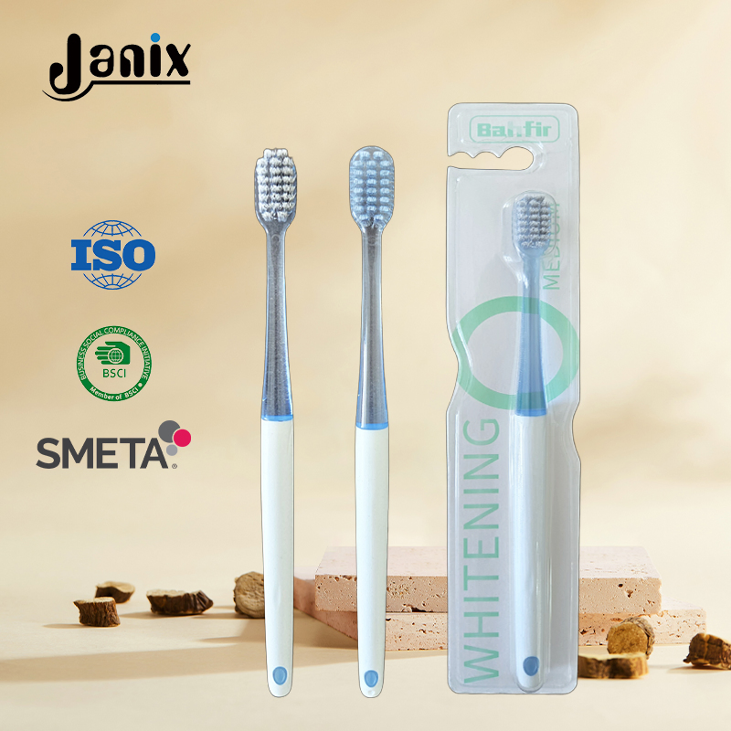 Cheap 1packs Medium Bristles Hanger Card Big Head Plastic Toothbrushes