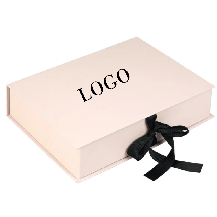 Premium Cardboard Custom White Magnetic Wig Hair Extension Packaging Gift Boxes
