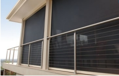 Waterproof Sun Shading Motorized Garden Blinds Kits Zip Screen