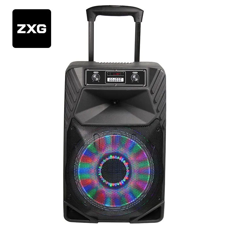 New Private Portable Multifunction Trolley Speaker 60W Karaoke Tower Speaker with Light PA Speaker System