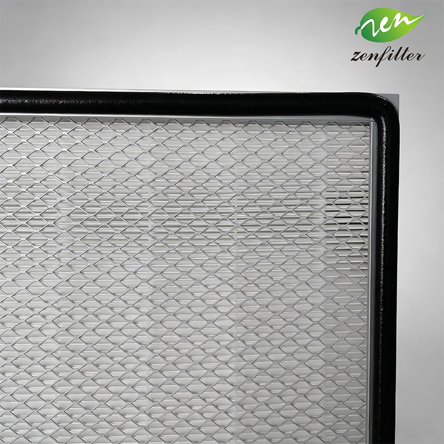 Zero Air Leak Mini Pleat HEPA Filter for Isolation Ward Air Treatment System