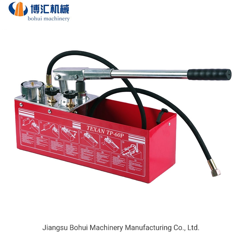 Hand Tools Are Used to Manually Test Precision Pressure Pumps for Substances Such as Water and Oil