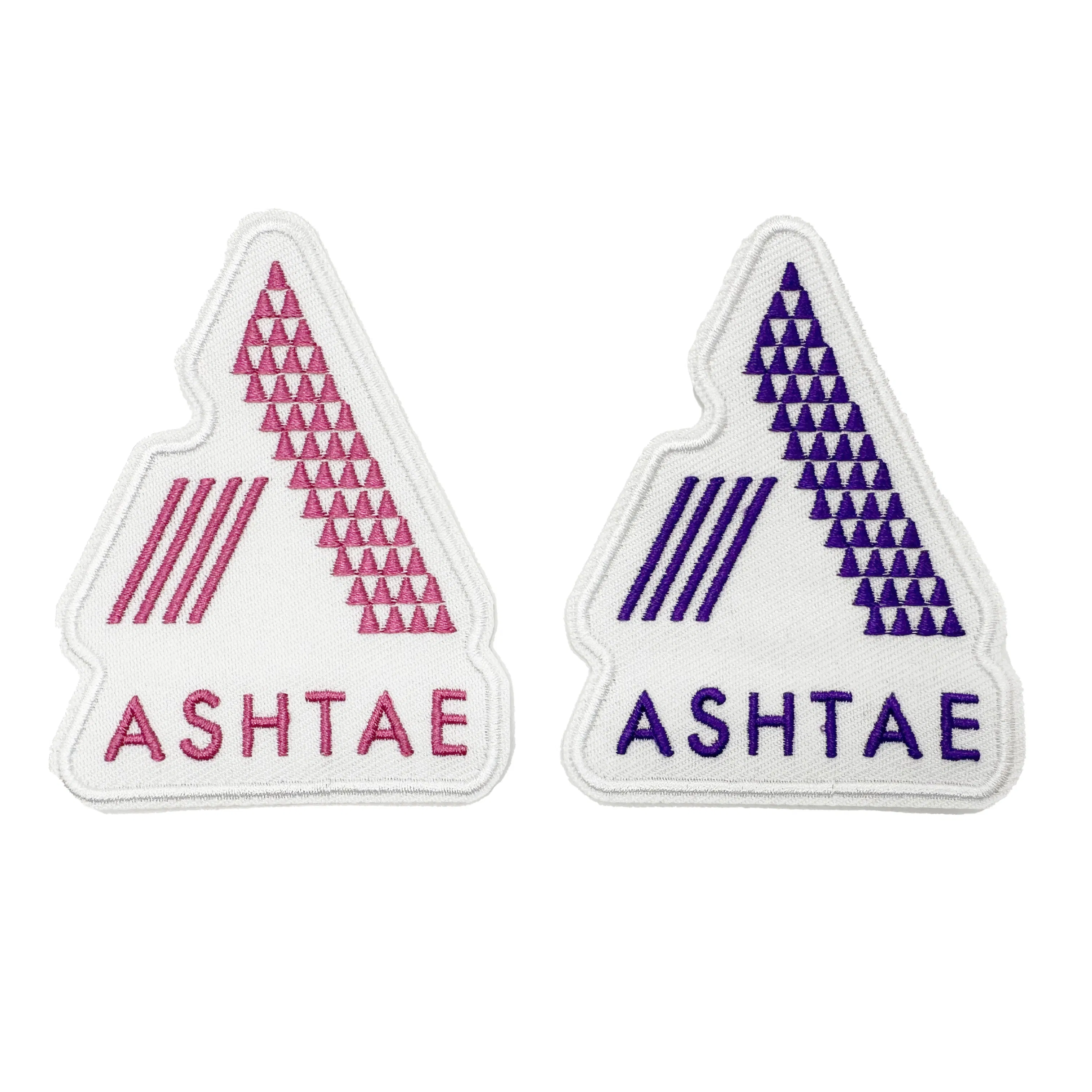 Round Woven Embroidery Label Patch for Home Use From Guangdong