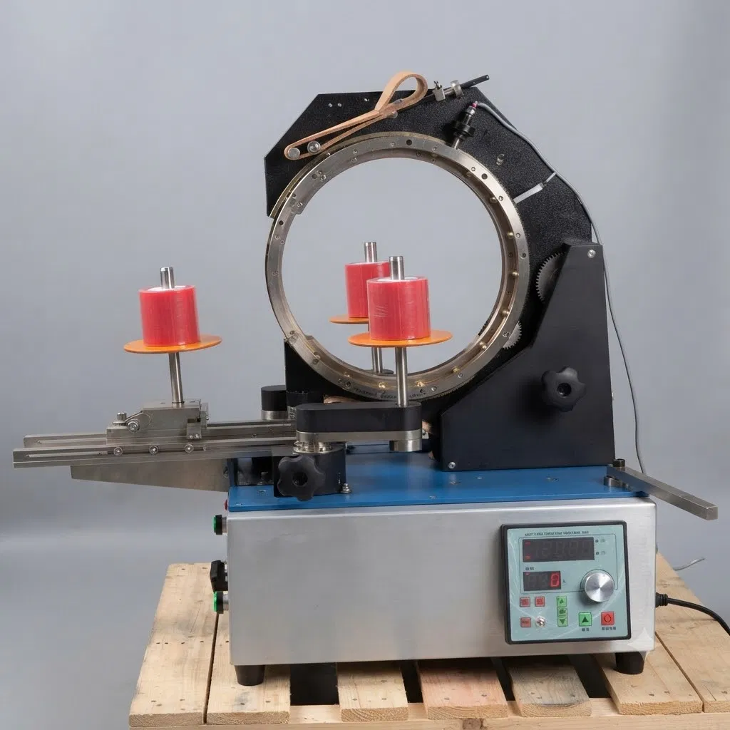 Toroidal Winding Machine for Inductors, Large Toroidal Transformers