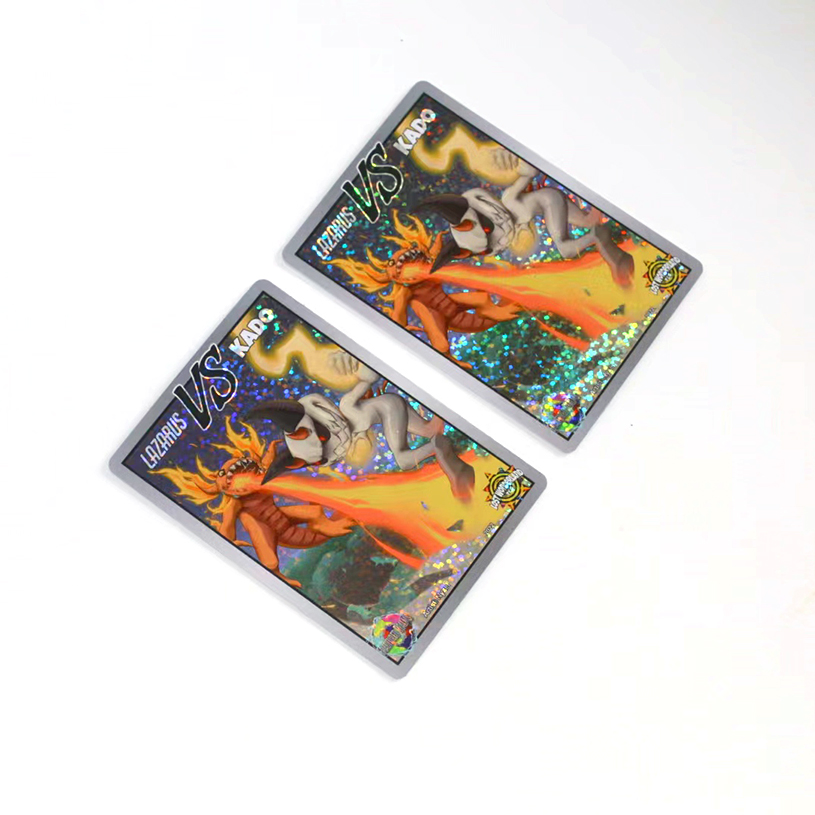 Custom Low MOQ Foil Cards Playing Collection Holographic Trading Cards