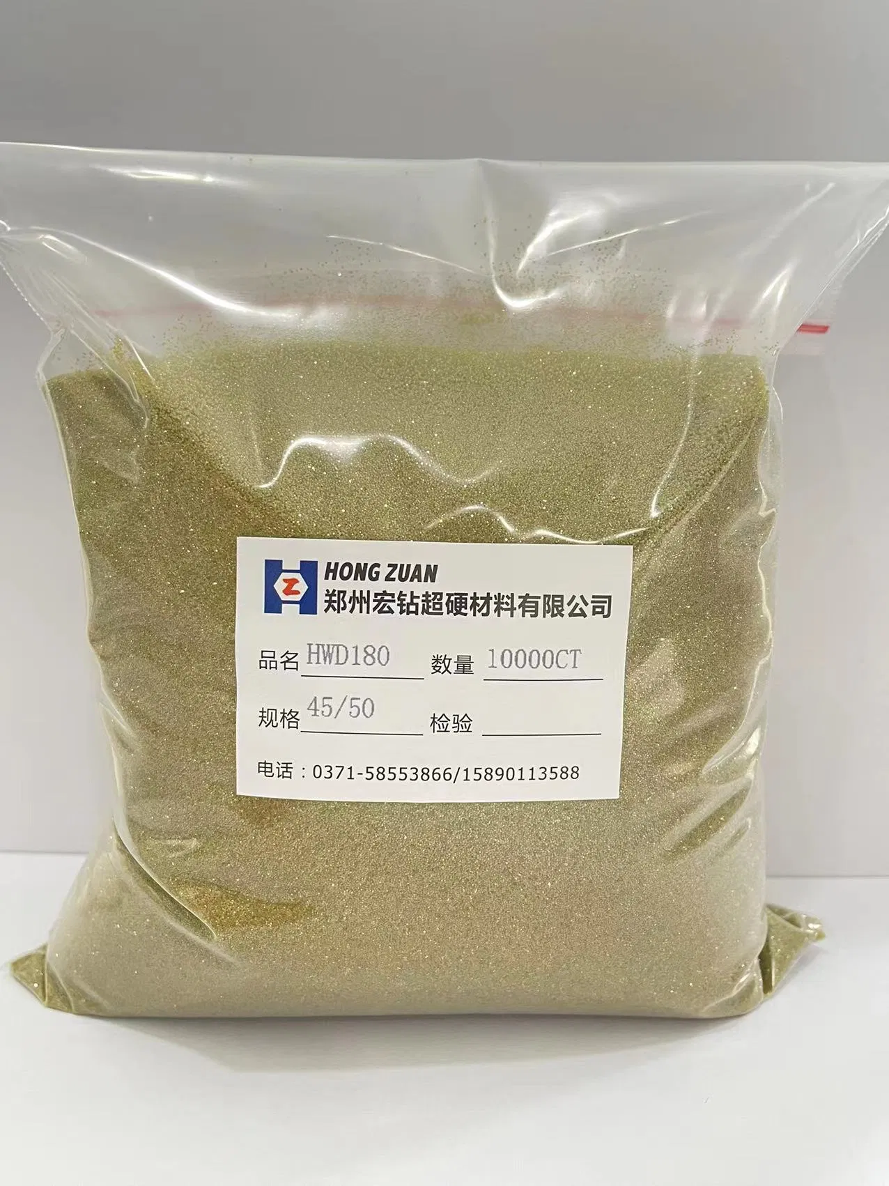 45/50 Hwd180 High Precision Synthetic Diamond Rvd Original Grow Rough Industrial Loose Polished Lab Grown Yellow Diamond Powder