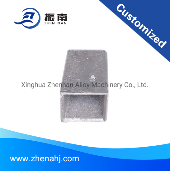 Square Protective Sleeve, Stainless Steel Spare Component for Cement Works Shaft Kiln