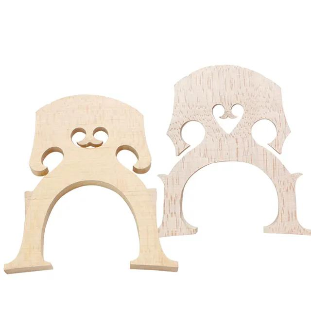 Wholesale OEM High Quality Manufacturer Direct Sales Maple 4/4 3/4 1/2 Cello Bridge Musical Instrument Accessories (LZSCBR099)