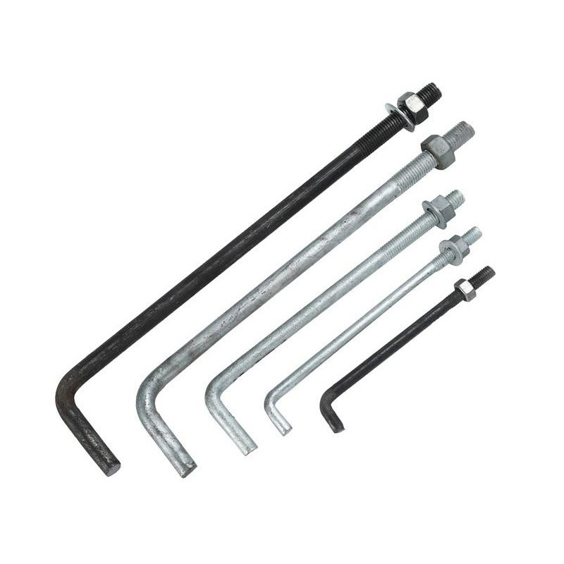Foundation Anchor Bolt Carbon Steel Galvanized Embedded Anchor Bolt for Construction