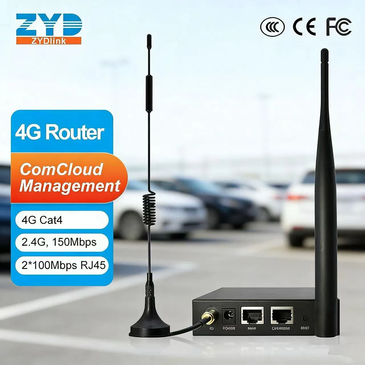 Industrial Grade 4G Router Supports VPN for Secure Data Transmission in Smart Factory Automation