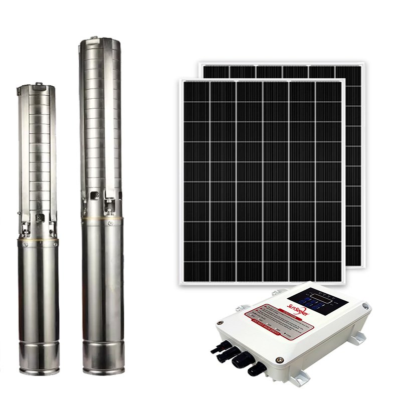 Diving Pump 3inshplastic Impeller Solar Submersible Deep Well Water Pump