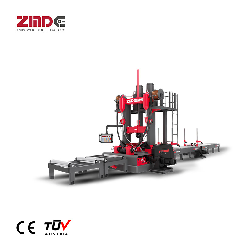 Zmde Steel Construction H Beam Welding Production Line for Integrated Welding