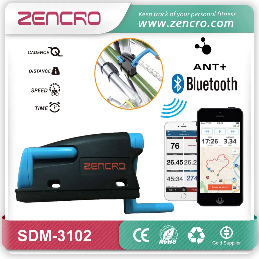 New Arrival Bluetooth and Ant+Bicycle Speed Cadence Sensor Computer