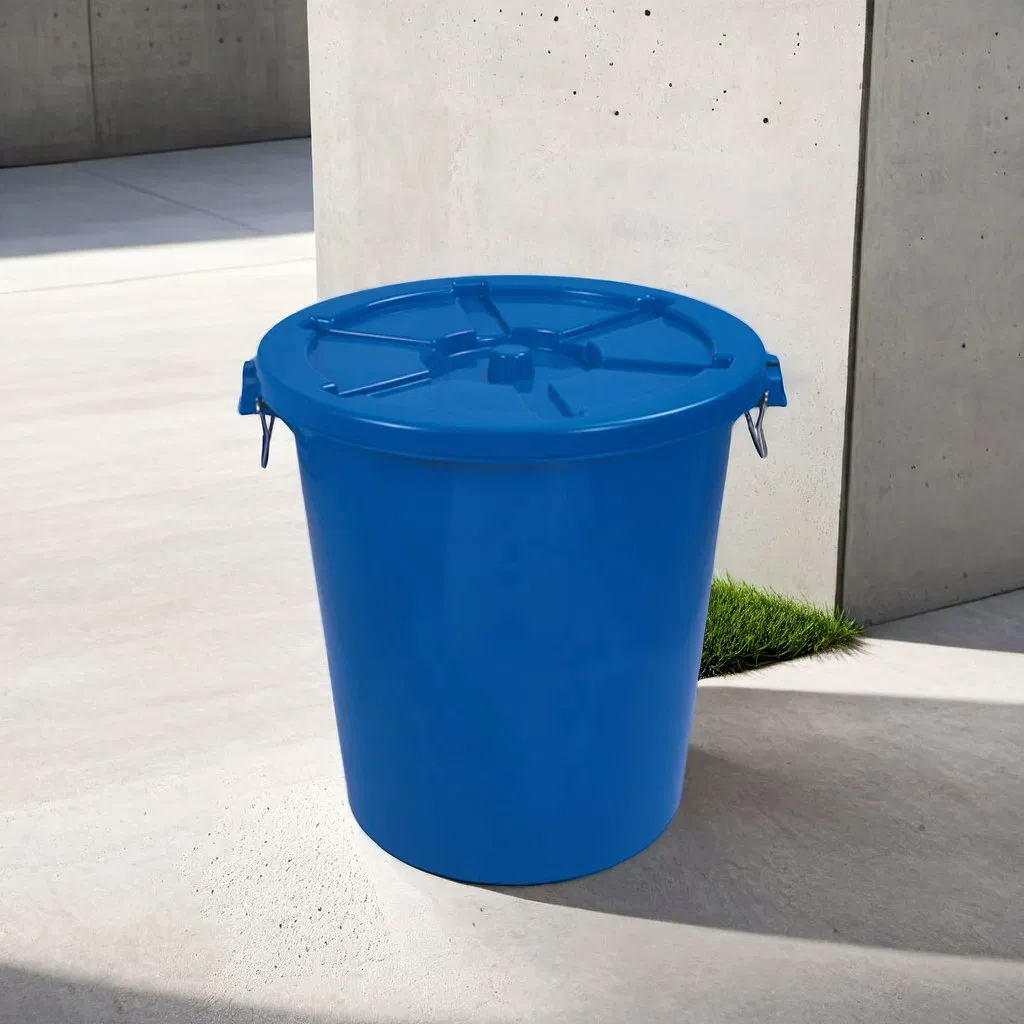 Traust Indoor Plastic Dustbin Waste Receptacle Litter Rubbish Bin Garbage Bin Container