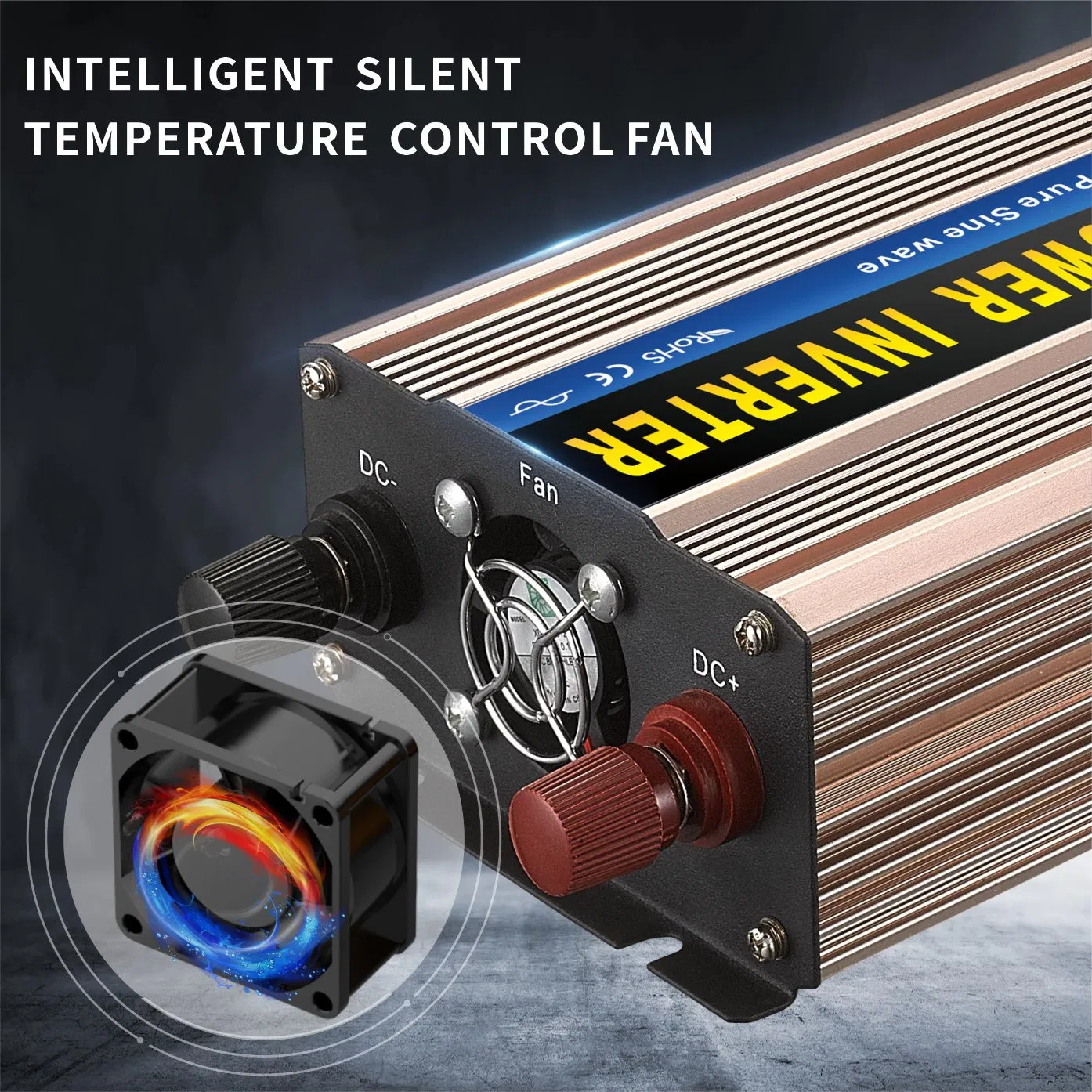 300W Car Power Converters Pure Sine Wave with LED Display