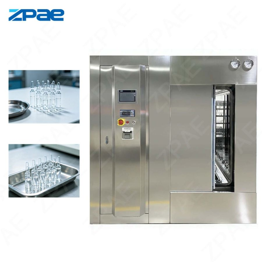 Trusted Stable GMP Compliant Auto Control Steam Type Sterilizer for Ampoule Processing