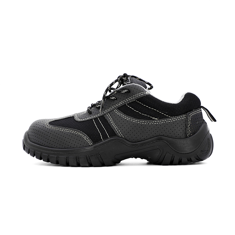 Industrial Construction Work Cheap Genuine Leather Steel Toe Cap Boots Safety Shoes Made in China