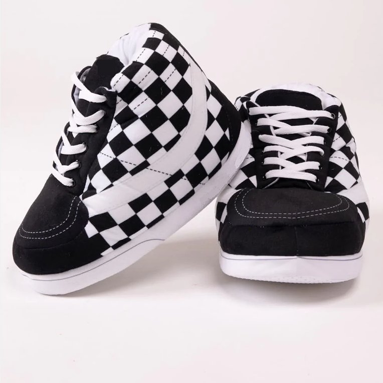 Slippers Unisex Oversized Sneaker Inspired Plush One Size (4-12 Adult)