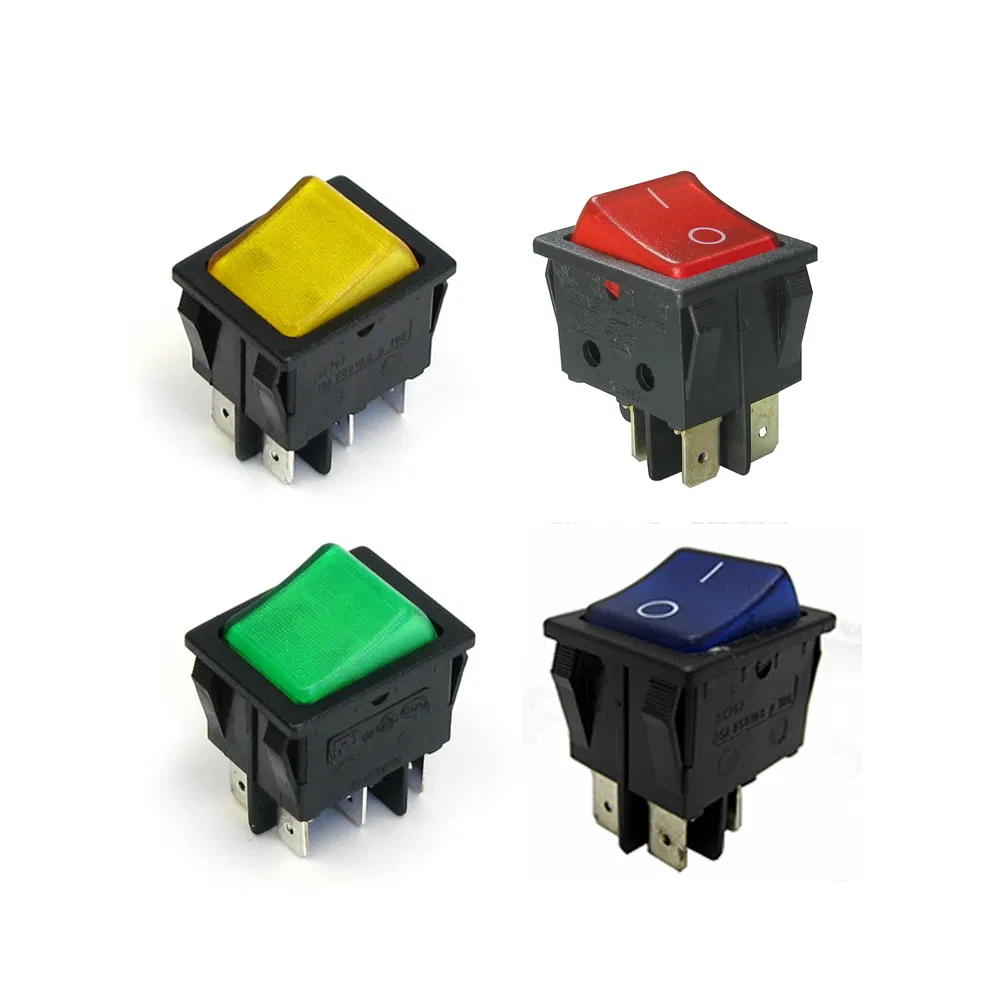 Button Color Accept Customized Sc767b Electrical Tool Usage Rocker Switch