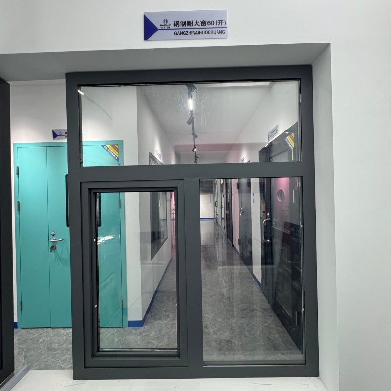 Double Glazing Movable Fire Insulation Safety Window