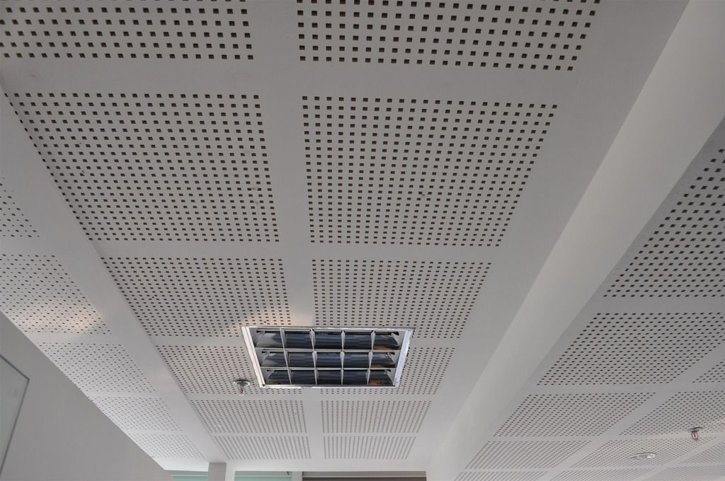 Factory Price Acoustic Perforated Gypsum Board Popular Designed Building Material Plasterboard