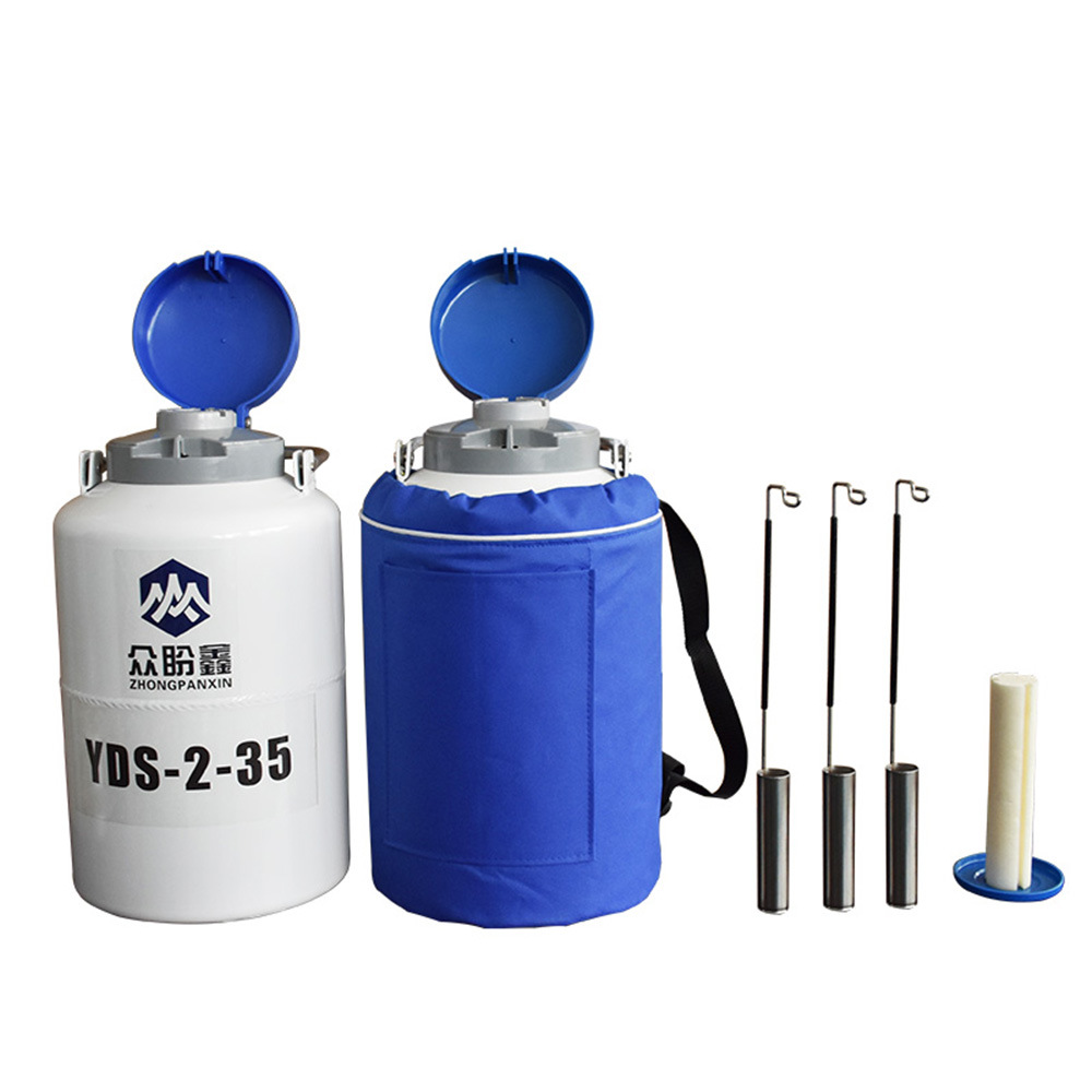 2/3/6/10/15/20 Liter Artificial Insemination Cryogenic Container Frozen Bull Semen Animal Cattle Sperm