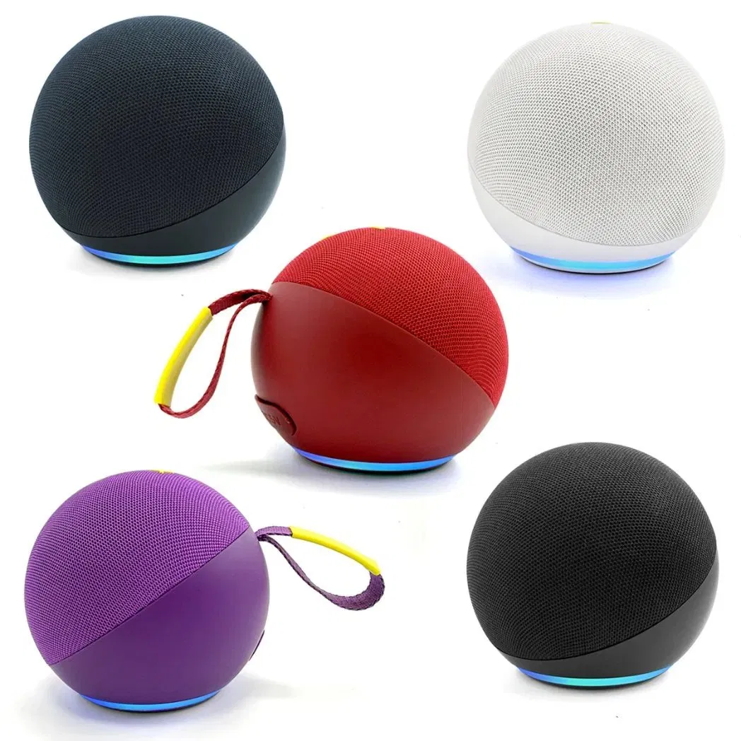 Anxun Alaxee Echo DOT 5th Generation Smart Speaker Voice Smart Connected Wireless Outdoor Portable LED Lamp Gift Bluetooth Speaker