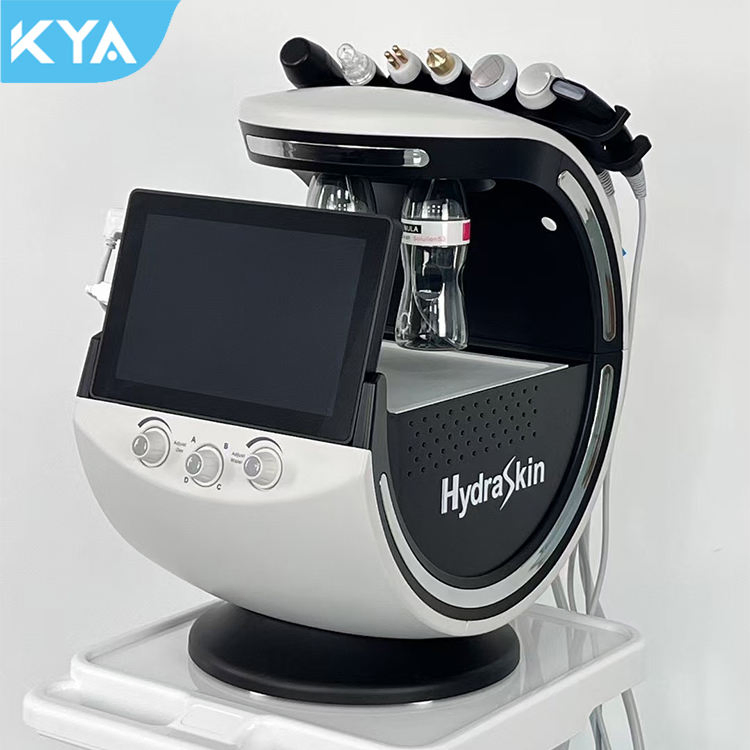 Portable Hydro Oxygen Facial Smart Ice Blue Machine Desktop Microdermabrasion for Skin Analyzer Facial Treatments