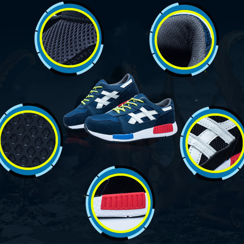 Customizable Low Cut Dual Density Safety Shoes for Industrial Use
