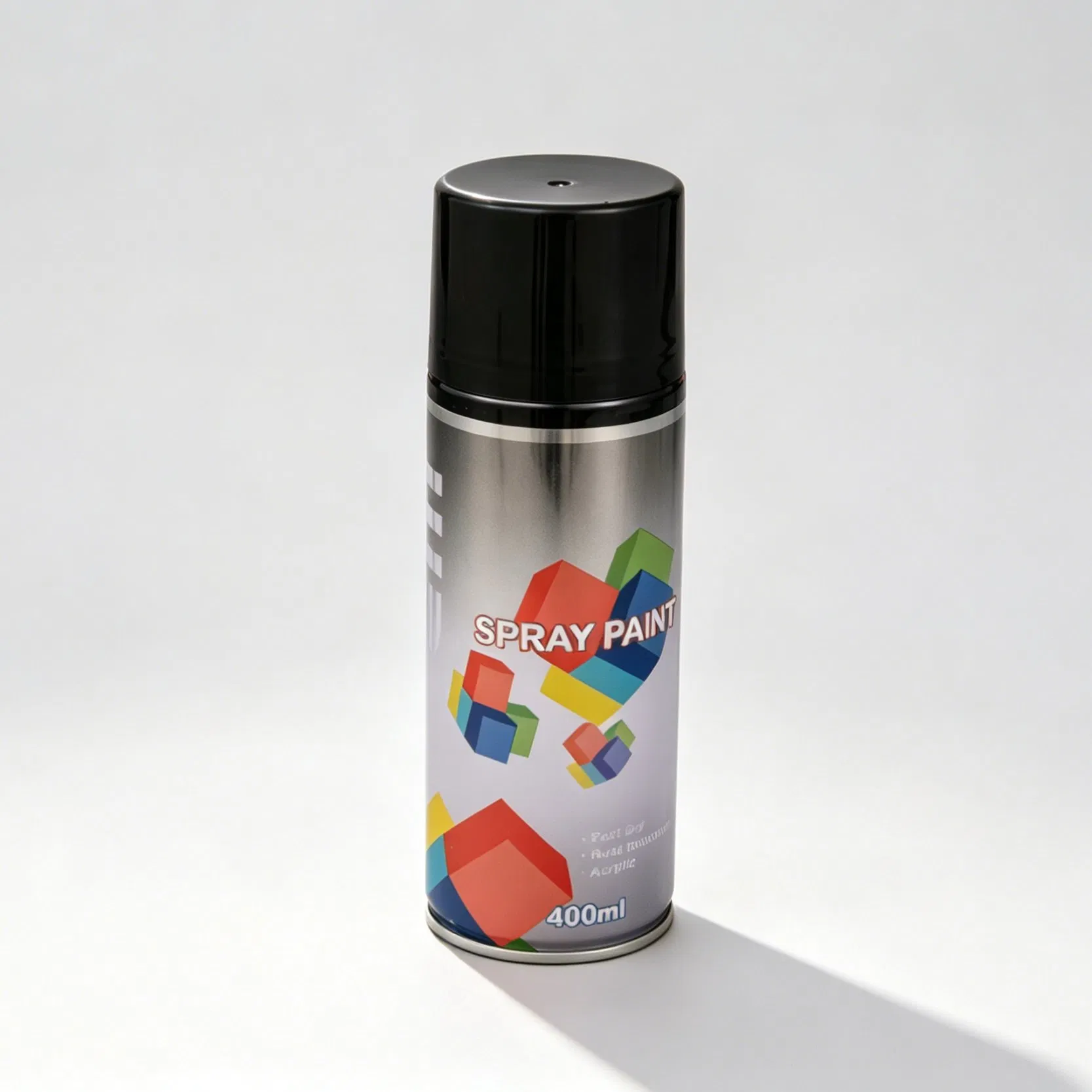 Fast Dry 400ml Customizable Colors Leather Paint Spray White Chrome Spray Paint for Plastic