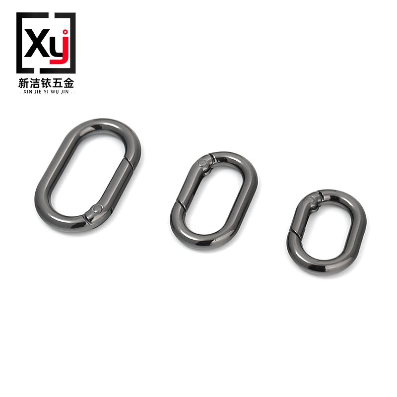 Handbag Accessories Open Oval Spring Coil Connecting Buckle Bag Strap Buckles