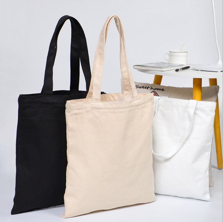 Wholesale High Quality Personalized Eco Friendly Large Cotton Shopping Bag Custom Cotton Canvas Tote Bag