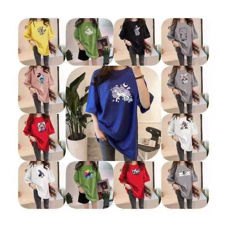High-Quality Women's Fashionable Loose-Fitting Casual Printed T-Shirt