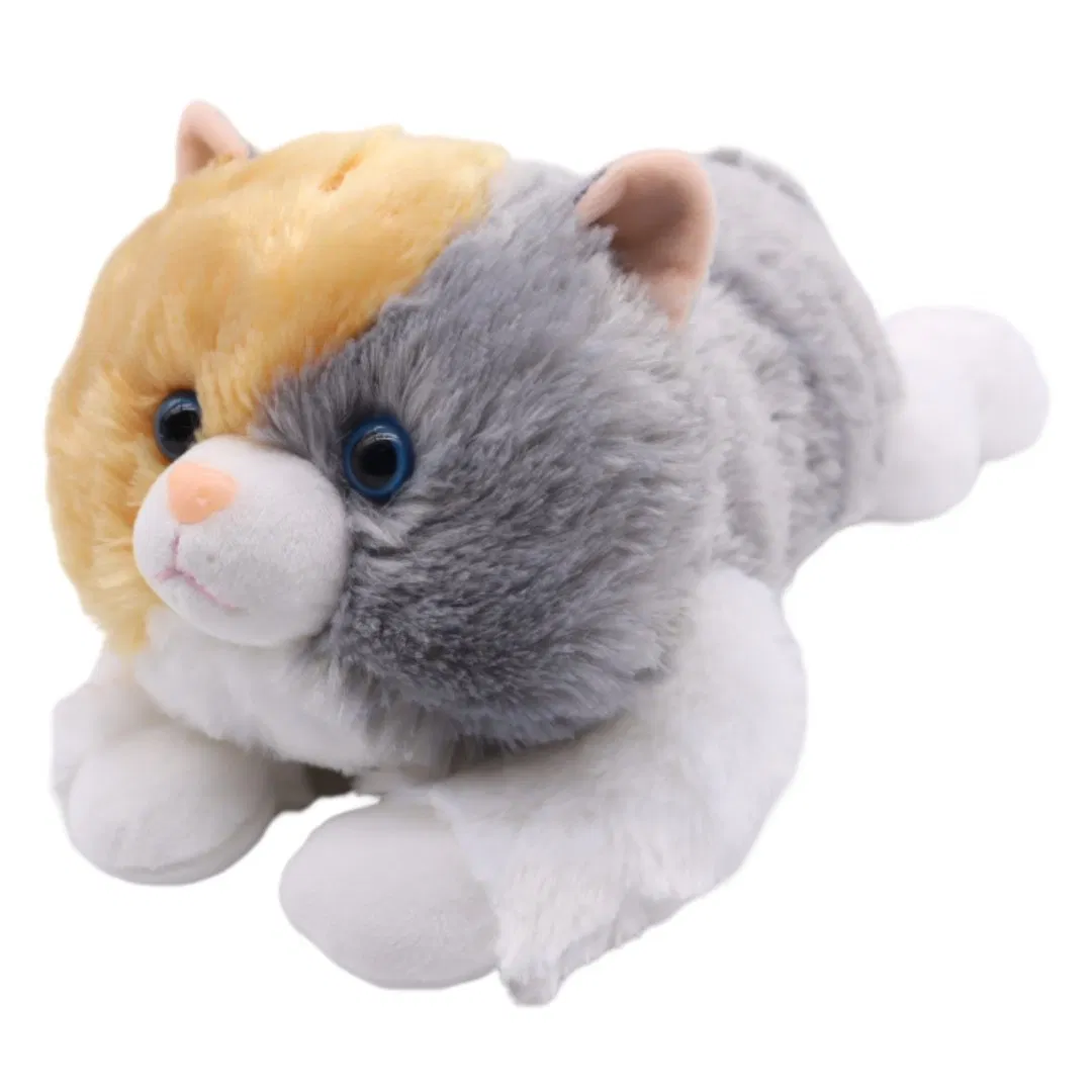 Custom 40cm Plush Cat Toy Lovely Soft Stuffed Animal Calico Cat Toys