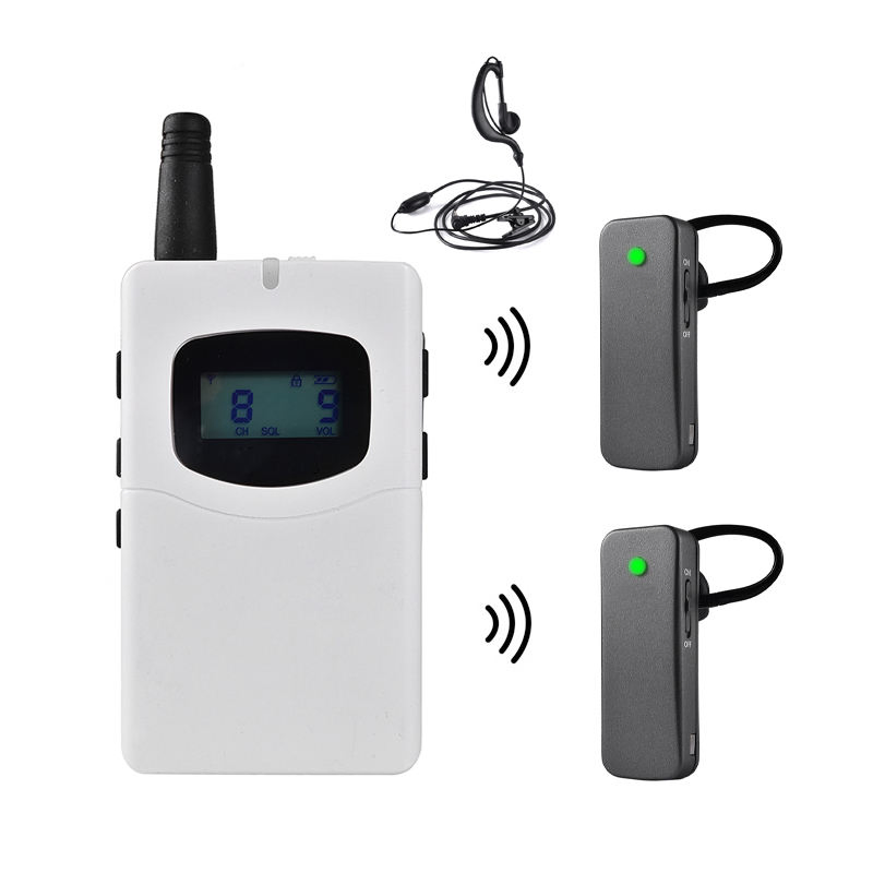 Wireless Audio Radio System for Simultaneous Translation Interpretation Teaching Meeting Church