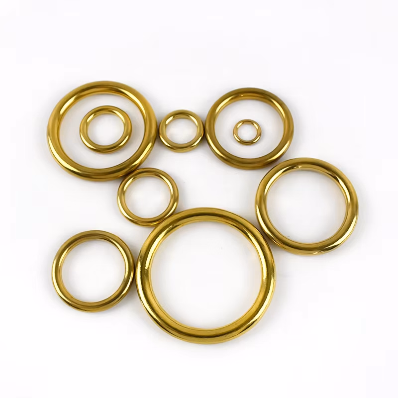 Wholesale 8-51mm Metal O Ring Buckle Bag Strap Clasp Snap Connecting Hardware Accessories for Handbag