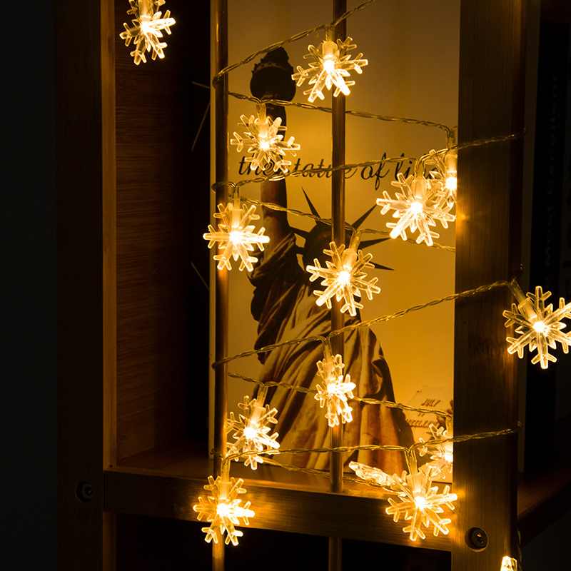 LED Snowflake Festive Atmosphere Decorated Christmas Light Strings