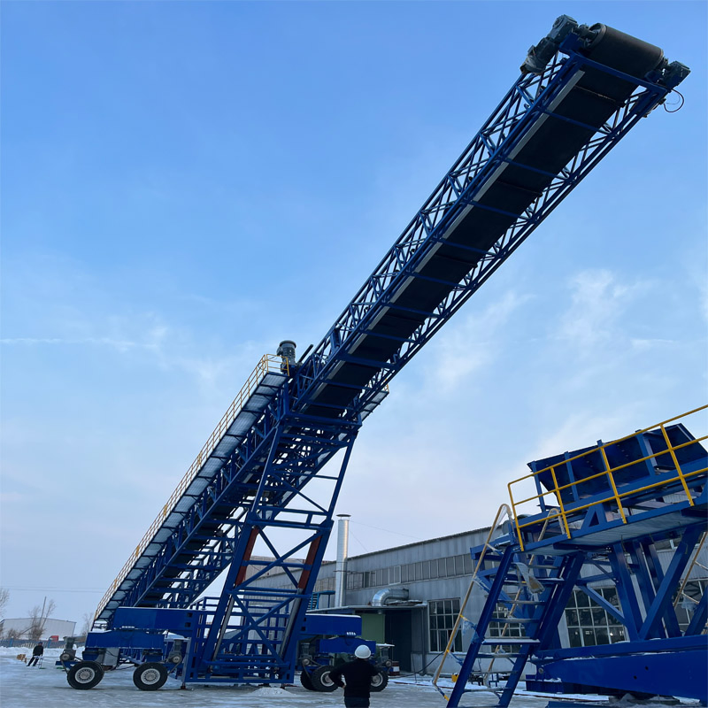 Portable Stacker-High Efficiency Mobile Conveyor-Telescopic Stacker