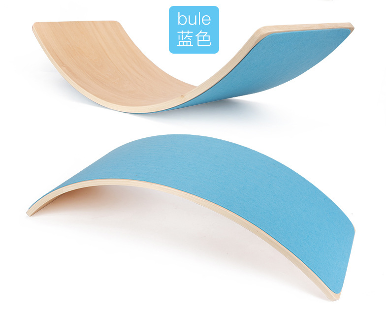 Wholesale Outdoor Exercise Smart Child Adult Physiotherapy exercise Wheel Fitness Equipment Wooden Montessori Toy Plastic Balance Board