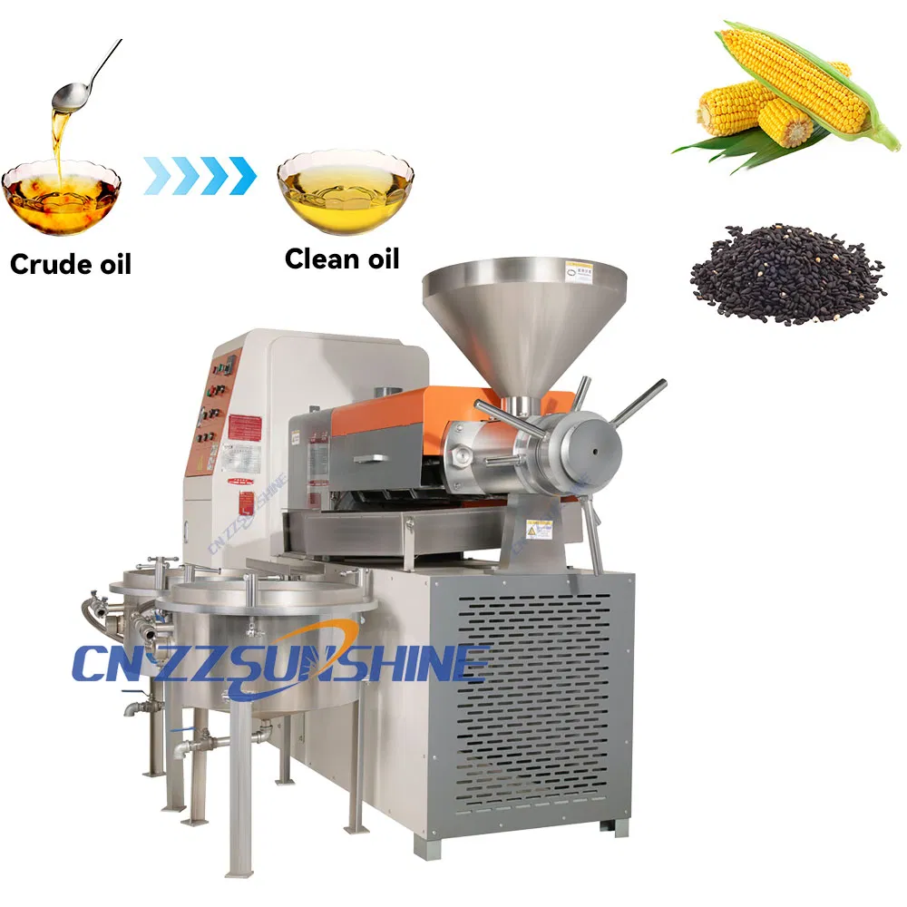 High Quality Auto Oil Press Machine Good Price Cooking Soybean Sunflower Peanut Oil Pressing Machine Oil Extractor