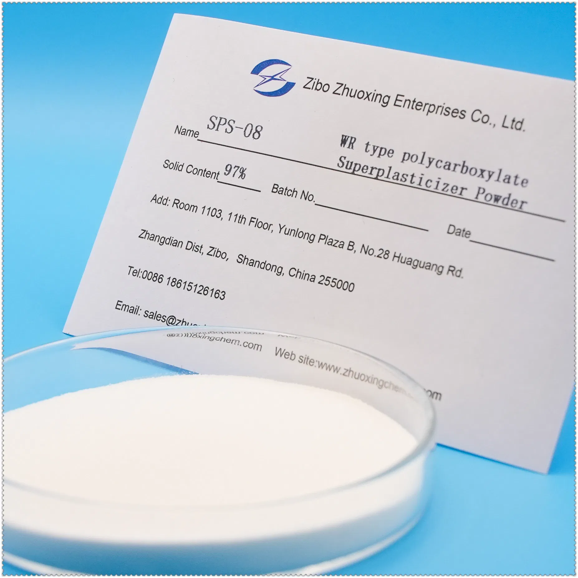 Polycarboxylate Superplasticizer Powder Sps-08 Water Reducing Type for Specialty Mortar Application