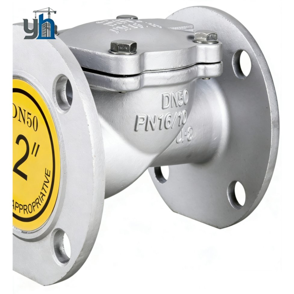 Wholesale Unidirectional Flow Robust Cast Iron Stainless Steel Wafer Ball Check Valve for Cryogenic Storage