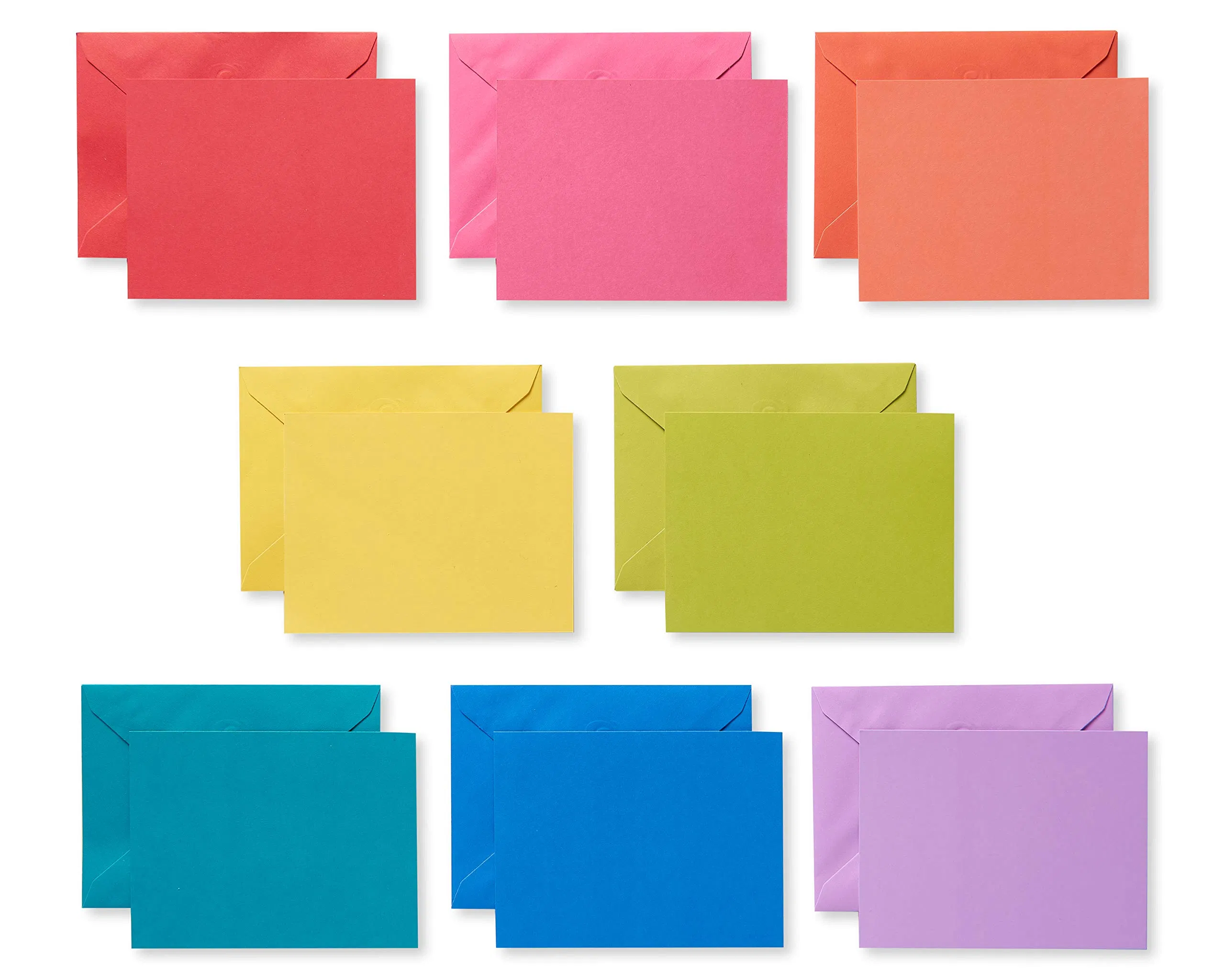 Rainbow Design Colorful Greeting Gifts Card Envelopes for Holiday Greeting Invitation Packing