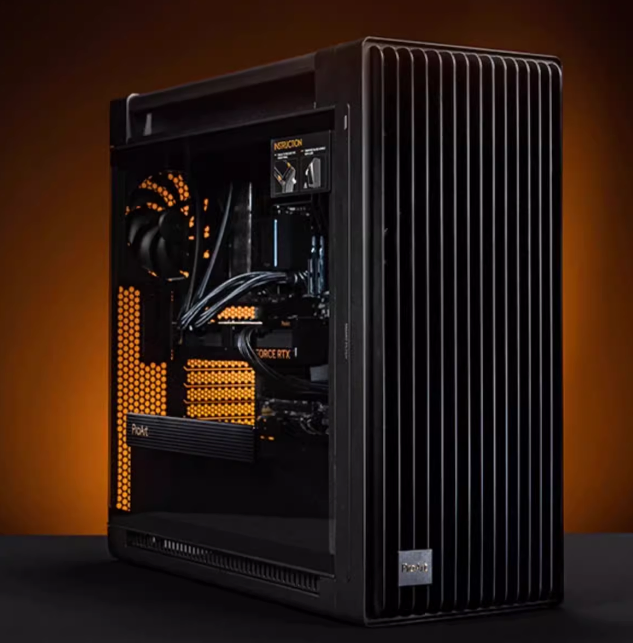 Proart PA602 Creative Nation for Full Tower Side-Transparent Desktop Computer Office Water-Cooled Steel Eatx Fan Case Republic