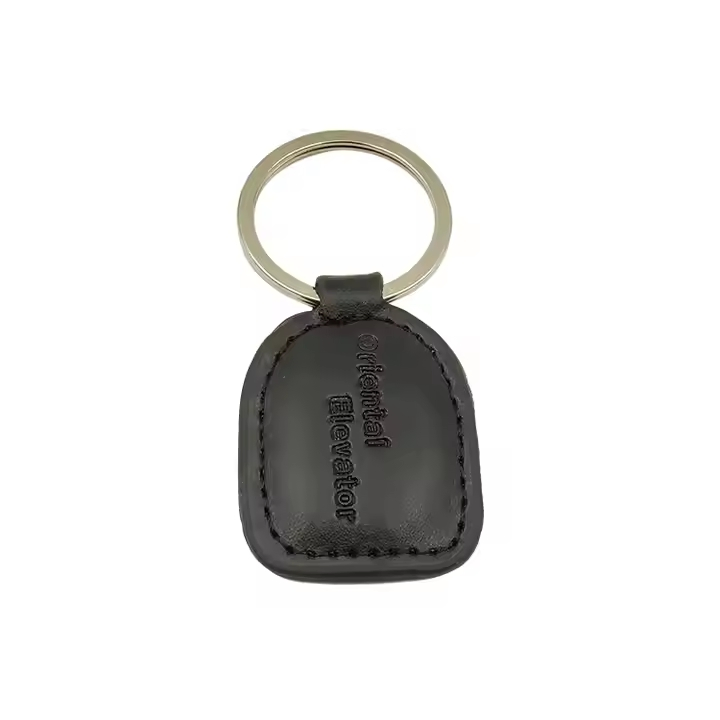 RFID Smart Card Keychain Leather Access Control Chip NFC Communication