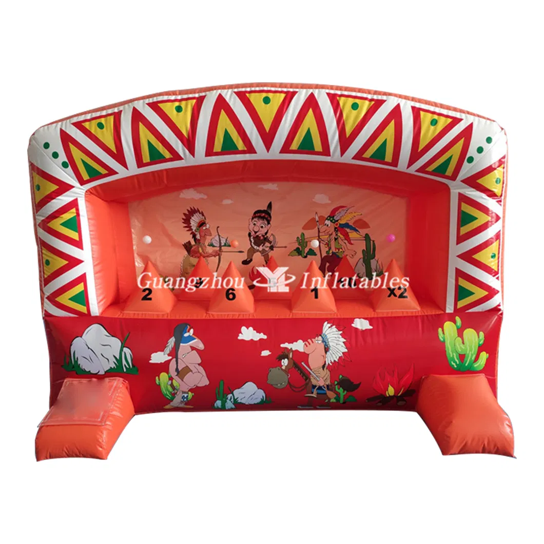Inflatable Shooting Game Pinball Game Carnival Party Inflatable Shooting Game Backyard Shooting Range