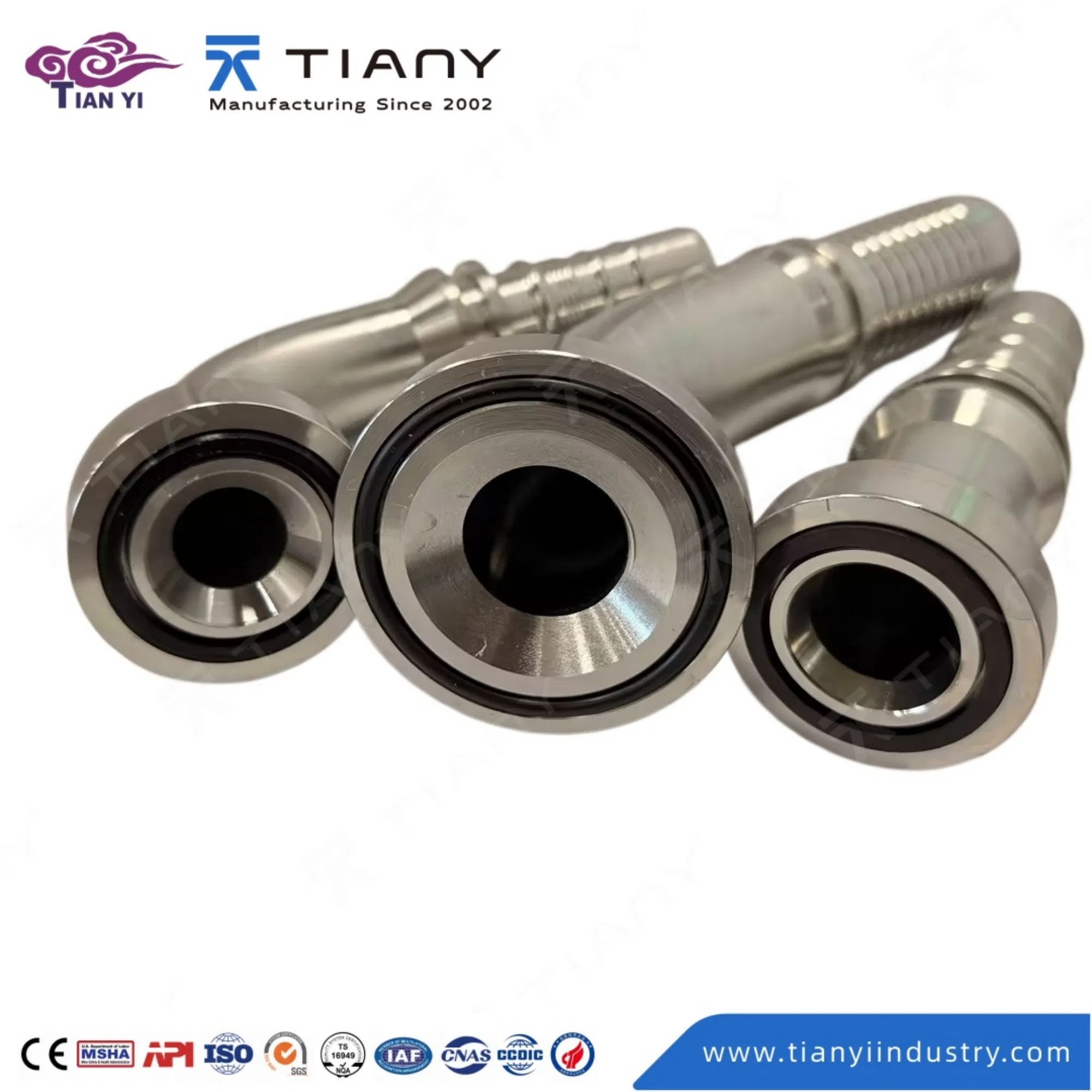 Zero Leak Face Seal Design 87311 SAE Flange 6000psi, 3000psi 87311 Hose and Fitting Connector 3000psi Code61 6000psi Code62 Flange