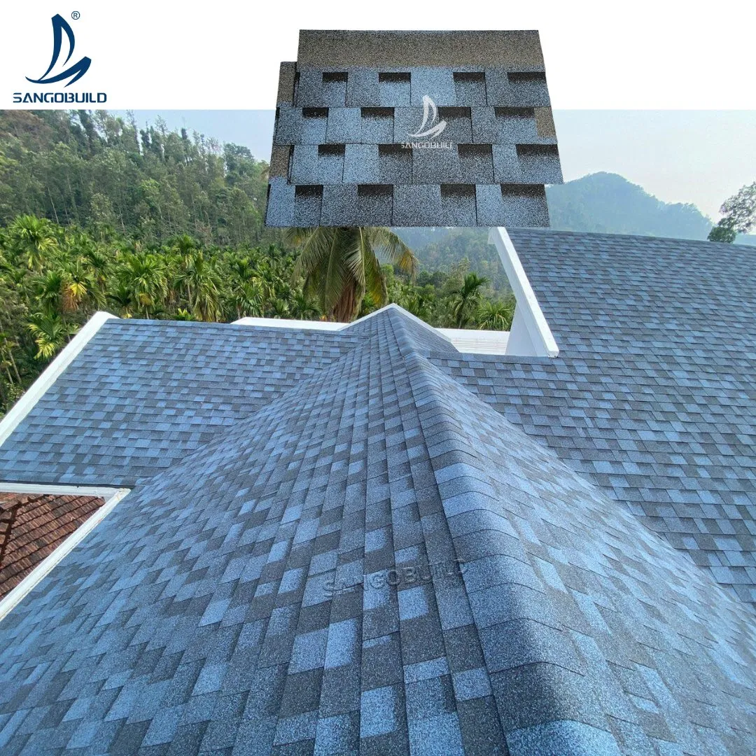 Architectural Design Multi Color Granule Algae Free Cold Climate Asphalt Roofing Shingles