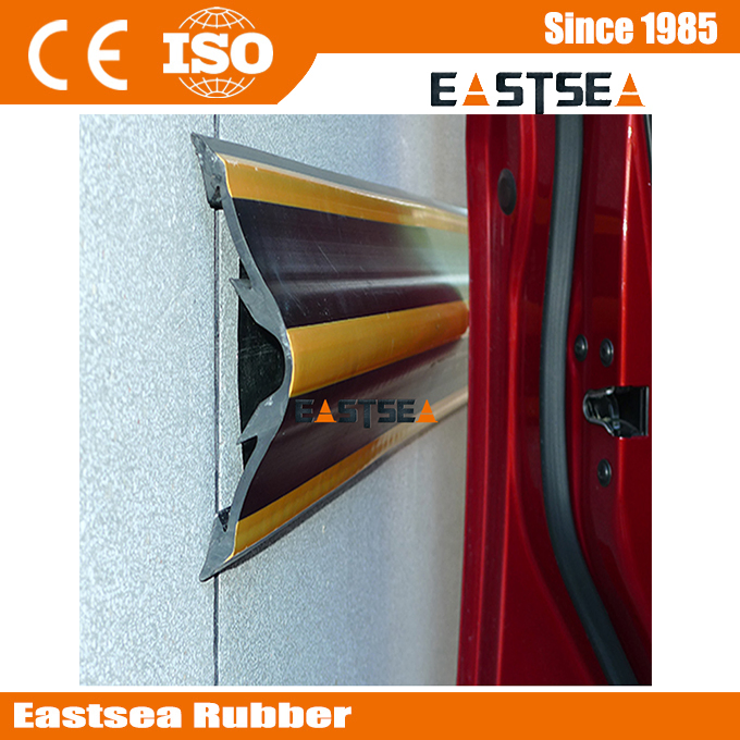High Strength Rubber Corner Protector Reflective Rubber Column Wall Parking Column Protector